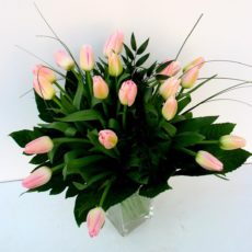 Bukiet 21 Różowych Tulipanów