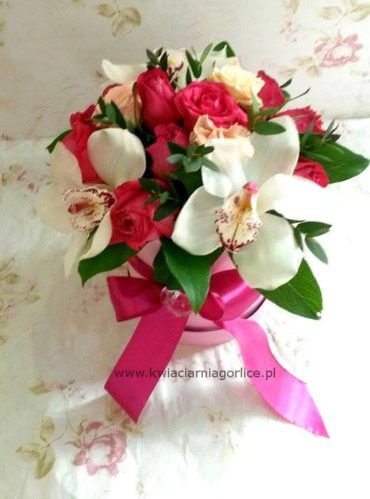 Różowy Flower Box